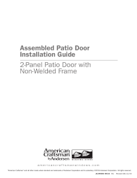 American Craftsman 50 70 Patio Door 6 0