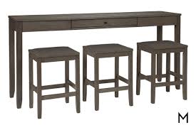 Counter Height 4 Piece Sofa Table Set