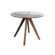 amelia collection round glass dining