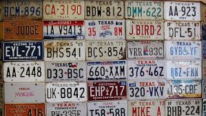 license plate addiction texas monthly