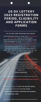 us dv lottery 2023 registration period
