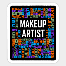 makeup artist sticker