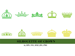 Silhouette Of Crown Bundle Graphic By Themagicboxart Creative Fabrica