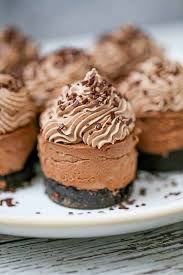 triple chocolate cheesecakes the