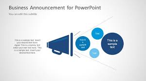 Business Announcement Template For Powerpoint Slidemodel