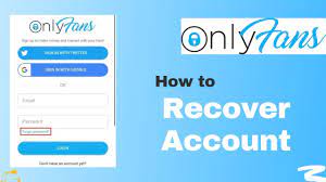 only fans account reset pword
