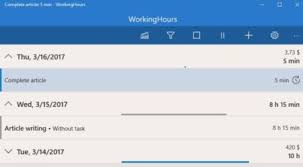 Windows 10 Time Sheet Time Tracking App Track Your Working Hours