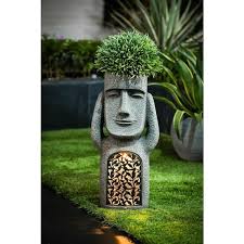 Luxenhome Easter Island Solar Garden