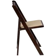 fruitwood wood folding chair