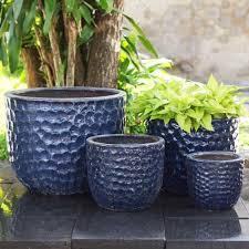 Ceramic Planters Round Wood Of Mayfield