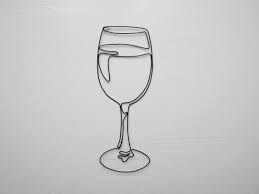 Kitchen Decoration Wire Wine Glass