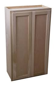 With multiple styles of unfinished cabinet doors to choose from, updating your kitchen cabinets or bathroom cabinets doesn't have to be such a daunting task. Kitchen Wall Cabinet Unfinished Poplar Shaker Style 24 In X 42 In X 12 In