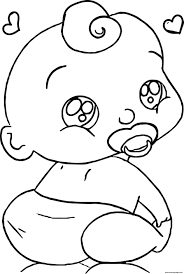 Download and print these cute baby puppies coloring pages for free. Cute Baby Boy Cartoon Face Coloring Pages Printable
