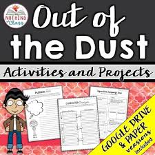 Out Of The Dust Figurative Language Worksheets Teaching