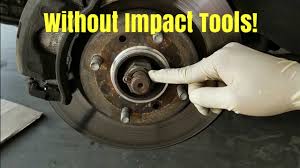 A Fast And Easy Way To Remove A Cv Axle Nut Without Impact Tools