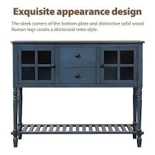 Urtr Antique Navy Sideboard Console