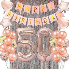 9pcs set 50th happy birthday theme