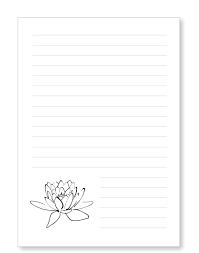 Free stationery templates in pdf format. Blumenbriefpapier Zum Ausdrucken Mit Bluten