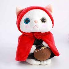 Amazon.co.jp: choo choo cat チューチューキャット ぬいぐるみ(M) 猫 高さ23cm 赤ずきん : おもちゃ