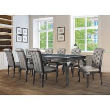 A wide variety of valencia dining options are available to you, such as general use, design style, and material. Furniture Of America Mora Glam Silver Solid Wood 9 Piece Dining Set Overstock 21177703