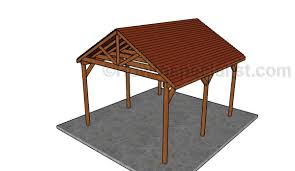 12x14 Picnic Shelter Plans