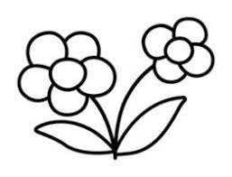 flower clipart black and white vector