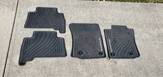 2016 toyota 4runner rubber floor mats