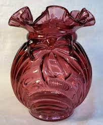 Fenton Art Glass Country Cranberry