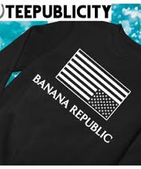 banana republic american flag shirt