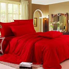 Bed Linens Luxury Red Bedding