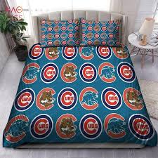 Logo Chicago Cubs Mlb Bedding Sets In