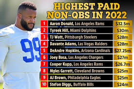 highest paid non quarterbacks in nfl