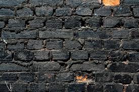 Hd Wallpaper Black Wall Brick Texture