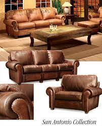 Southwestern Leather Furniture Sofa