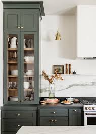 Green Paint Colors For Kitchen Cabinets