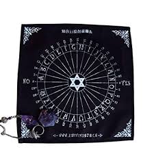 Tong Gu Table Pendulum Chart Magic Hexagram Pentacle Runes Tarot Wicca Pagan Altar Props 10 6in