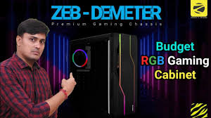 best rgb gaming cabinet zebronics zeb