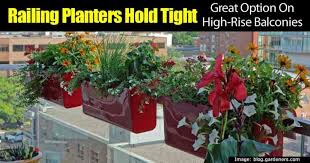 All railing planters are crafted from fully seam welded, thick gauge, galvanized steel and are proven to resist weather related cracking and rust, both in winter or summer. Railing Planters Bring Color To Small Outdoor Living Spaces