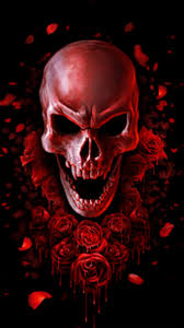 red blood skull live wallpaper apk for