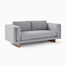 Anton Sofa Wood Legs 76 96 West Elm