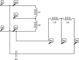 The direction of motor rotation is as viewed from the shaft end of the motor. Wiring A Single Phase 120 240vac Motor With 8 Wires Electrical Engineering Stack Exchange