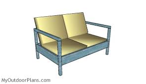 Outdoor Loveseat Plans Myoutdoorplans