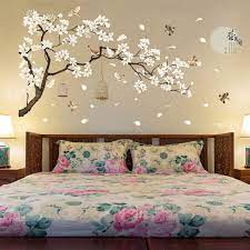 Birds Blossom Tree Flower Wall Stickers