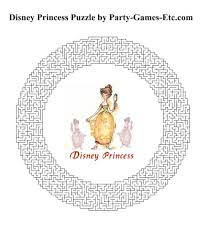disney princess party games free