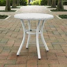 Outdoor Wicker Round Side Table