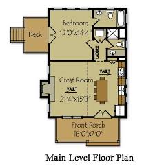Vertical space becomes increasingly important when addressing limited property lot dimensions and a modern design concept would be to incorporate an overhead loft space into the home's interior. Small Cabin Plan With Loft Small Cabin House Plans