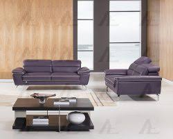 purple italian leather sofa set