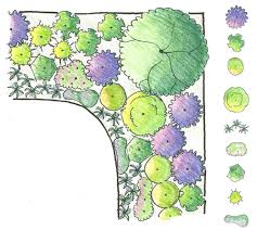 plan for a sunny corner garden