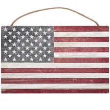 Distressed American Flag Wall Hanging