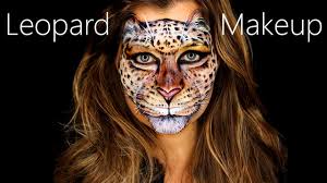leopard cheetah face paint by